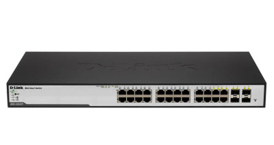 D-Link 20-Port PoE Gigabit Web Smart Switch with SFP Slots for ProLiant DL360p Gen8 Servers