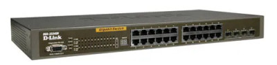 DGS-3324SR - D-LINK 24-Port Gigabit 4 SFP 10GbE Stacking Switch