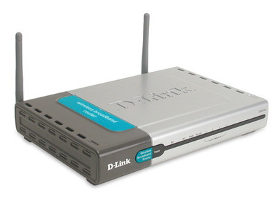 D-Link 4-Port 802.11b Wireless Broadband Router DI-614 for Home or Office Networking