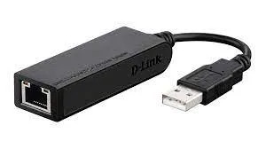 D-Link Single-Port RJ-45 10/100Mbps USB 2.0 Fast Ethernet Network Adapter for High Speed Connectivity