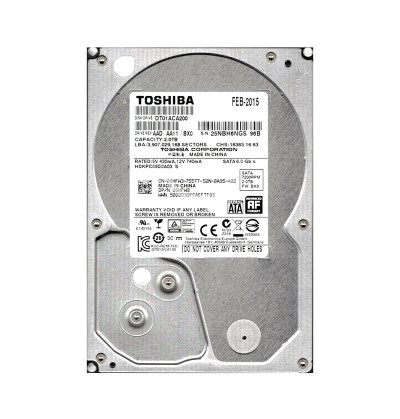Toshiba DT01ACA200 2TB 7200RPM SATA 6Gbps 3.5 Internal Hard Drive for Desktops