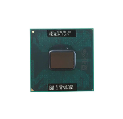 Intel Core 2 Duo T9300 2.50GHz processor for PGA478 socket laptops, 800MHz FSB, 6MB L2 cache