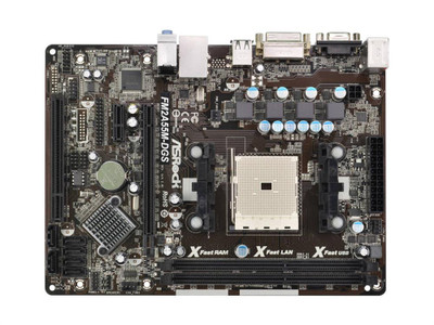 ASRock FM2A55MDGSR20 Socket FM2 AMD A55 Chipset Micro-ATX Motherboard for 100W Processors, DDR3, 6x SATA2 Compatible