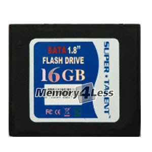 FSD16GB18M - SUPER TALENT 16GB SATA 1.8" Internal SSD