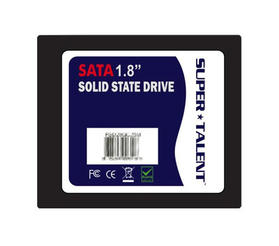 FSD64GC18I - SUPER TALENT 64GB SLC SATA 1.8" Industrial SSD