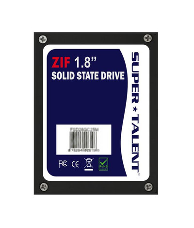 FZD64GC18M Super Talent DuraDrive ZT Series 64GB SLC ATA/IDE (PATA ZIF) 1.8-inch Internal Solid State Drive