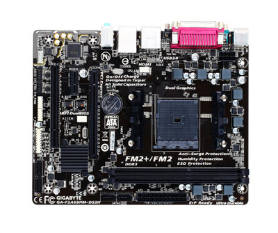 Gigabyte GA-F2A68HM-DS2H Socket FM2+ Motherboard for AMD A-Series/Athlon Processors, A68H Chipset