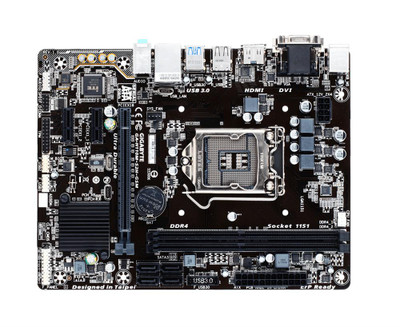 Gigabyte GA-H110M-S2H-GSM Desktop Motherboard Intel H110 Chipset LGA-1151 Bulk Pack - Compatible with Socket H4 Servers