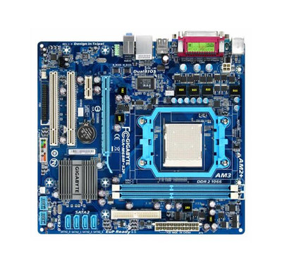 Gigabyte GA-M68M-S2P Motherboard AMD Nvidia GeForce 7025/nForce 630a Chipset for AMD Phenom II/Athlon CPUs - Micro ATX