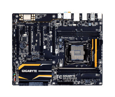 Gigabyte GA-X99-UD3 LGA 2011-3 Intel X99 Motherboard DDR4 SATA - Compatible with Xeon E5/Core i7 - Server Motherboard