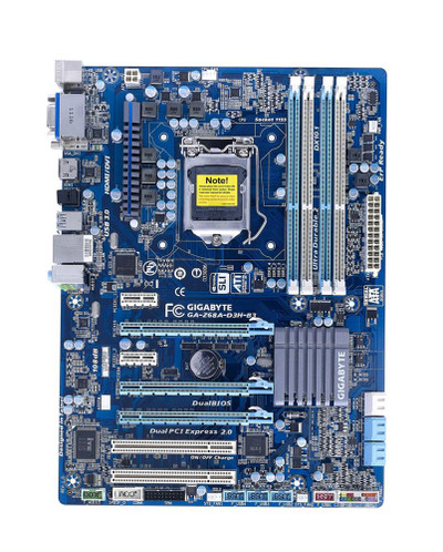 Gigabyte GA-Z68A-D3H-B3 LGA 1155 Motherboard DDR3 SATA 6.0Gb Compatible with Intel Core Processors