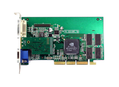Nvidia GEFORCE2 32MB AGP Video Graphics Card for Gaming Computers