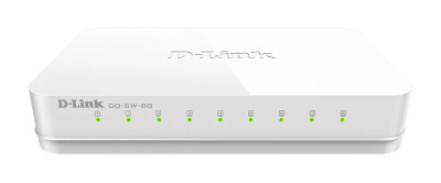 D-Link GO-SW-8G 8-Port Gigabit Unmanaged Desktop Switch RJ-45 10/100/1000Base-T