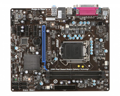 H61M-P21-B3 - MSI LGA 1155 H61 DDR3 Micro-ATX Motherboard