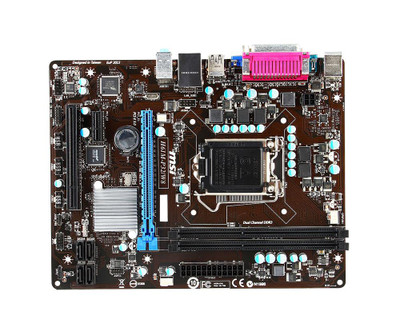 MSI H61M-P32/W8 LGA 1155 Intel H61 Micro-ATX Motherboard for Core i7/i5/i3 Processors - DDR3 Support, 4x SATA 3.0Gb/s