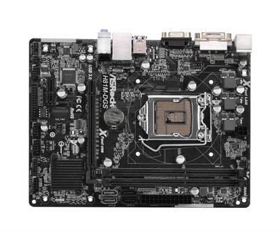ASRock H81M-DGS R2.0 LGA 1150 Micro-ATX Motherboard for 4th Gen Intel Processors, DDR3 Support, 2x SATA3 6.0Gb/s