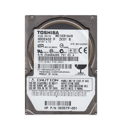 HDD2A02 - TOSHIBA 100GB 4200RPM IDE 2.5" HDD