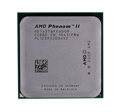 AMD Phenom II X6 1045T 2.70GHz Socket AM3 Processor for HDT45TWFK6DGR - Compatible with AM3 motherboards