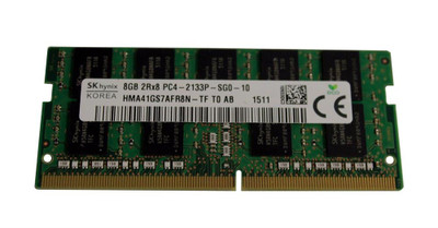 HMA41GS7AFR8N-TF - Hynix 8GB PC4-17000 DDR4-2133MHz ECC Unbuffered CL15 260-Pin SoDimm 1.2V Dual Rank Memory Module