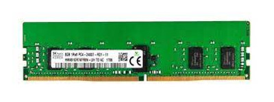 HMA81GR7AFR8N-UHTD - Hynix 8GB PC4-19200 DDR4-2400MHz Registered ECC CL17 288-Pin DIMM 1.2V Single Rank Memory Module