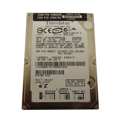 HTS424030M9AT00 - Hitachi 30GB 4200RPM IDE 2.5" HDD