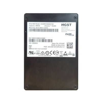HGST Hitachi Ultrastar SN200 800GB MLC NVMe U.2 SSD for Mixed Use Servers