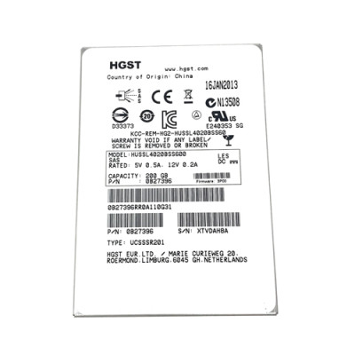 Hitachi HUSSL4020BSS600 Ultrastar SSD400S.B 200GB SLC SAS 6Gbps SSD