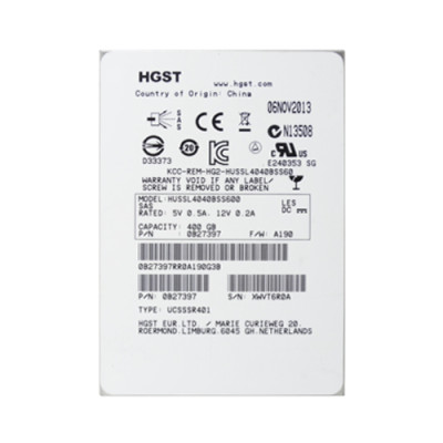 HGST Hitachi Ultrastar SSD400S.B 400GB SLC SAS 2.5 Internal SSD - HUSSL4040BSS600 - Compatible with servers