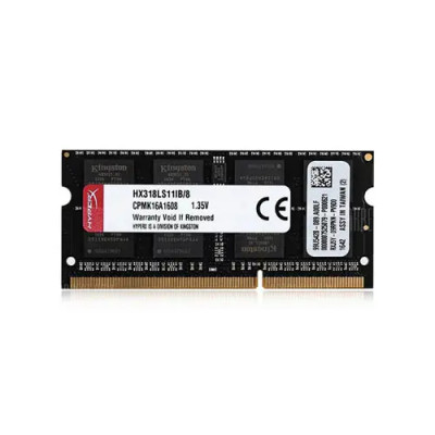 Kingston HyperX Impact Black 8GB DDR3-1866MHz SoDimm Memory Module for Laptops