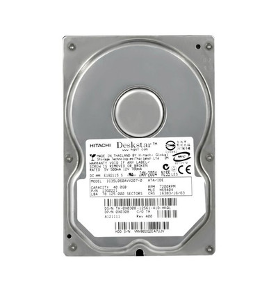 IC35L060AVV207-0 IBM Deskstar 180GXP 60GB 7200RPM ATA-100 2MB Cache 3.5-inch Internal Hard Drive