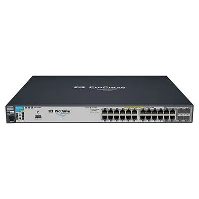 J9146A - HP 24-Port Gigabit PoE+ 4 SFP Network Switch