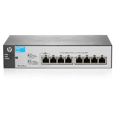 J9802A - HPE 8-Port Gigabit Layer 2 Managed Network Switch