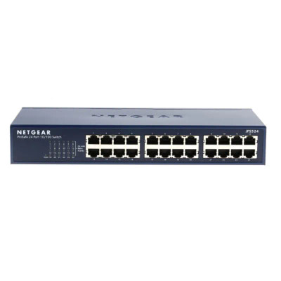 JFS524 - Netgear ProSafe Plus 24-Port Fast Ethernet Switch