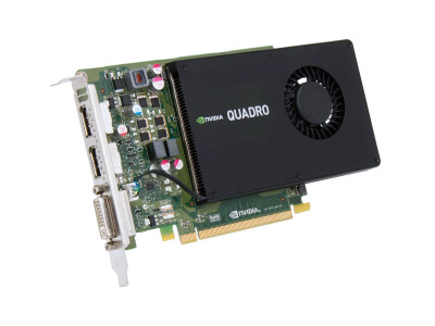 Nvidia Quadro K2200 4GB GDDR5 PCI-E Graphics Card, Dual Link DVI/DisplayPort, for ProLiant DL360p Gen8 Servers
