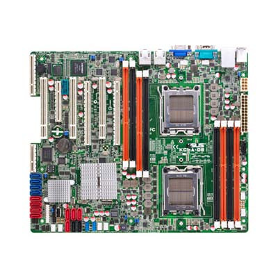 ASUS KCMA-D8-A1 AMD Opteron 4100 Dual Socket C32 DDR3 Server Motherboard - Compatible with ProLiant DL360p Gen8 servers