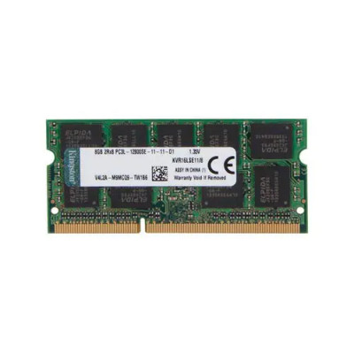 KVR16LSE11/8 - Kingston 8GB DDR3-1600MHz ECC Unbuffered 204-Pin SoDIMM