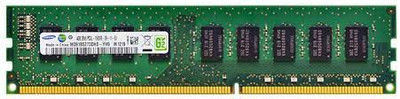 M391B5273DH0-C9 Samsung 4GB PC3-10600 DDR3-1333Mhz ECC Unbuffered CL9 240-Pin DIMM Dual Rank Memory