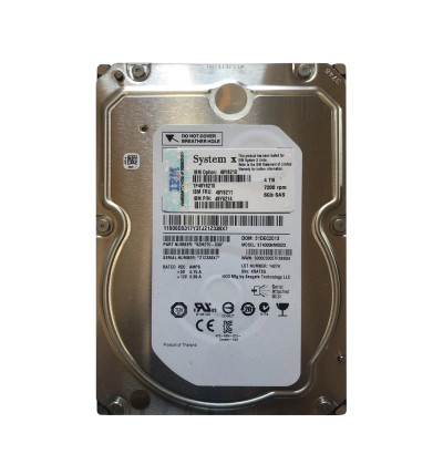 49Y6214 - IBM 4TB 7200RPM SAS 6Gb 3.5" Hot Swap HDD