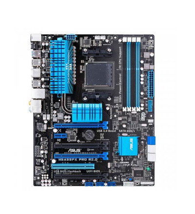 ASUS M5A99FX-PRO-R20 AM3+ AMD 990FX Motherboard for AMD CPUs - ATX, 5x SATA 6.0Gb/s, DDR3, SB950 Chipset