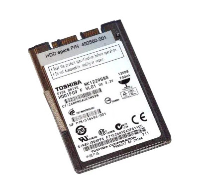Toshiba 120GB 5400RPM SATA 3Gb/s mSATA Hard Drive for 1.8-Inch Devices