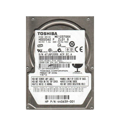 Toshiba 120GB 5400RPM SATA 2.5 Internal Hard Drive for ProLiant DL360p Gen8 Servers