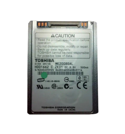 MK2008GAL - TOSHIBA 20GB 4200RPM ATA-100 1.8" HDD