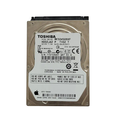 MK5065GSXF - Toshiba 500GB 5400RPM SATA 2.5" 8MB HDD