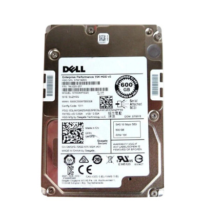 Dell 4X0XG 600GB 15000RPM SAS 12Gbps 2.5in Hot-plug Hard Drive