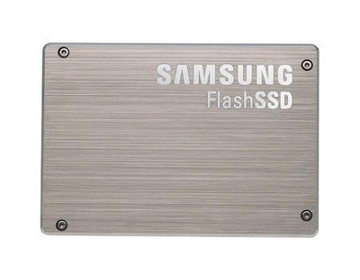 Samsung PM410 Series 128GB MLC SATA 3Gbps 2.5-inch Internal Solid State Drive mounted in a server rack
