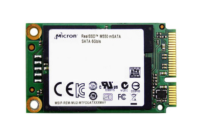 Micron M550 256GB MLC SATA 6Gbps mSATA SSD for Internal Use
