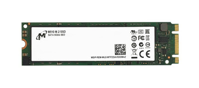 MTFDDAV128MAZ1AE1ZAB Micron M510 128GB MLC SATA 6Gbps M.2 2280 Internal Solid State Drive (SSD)