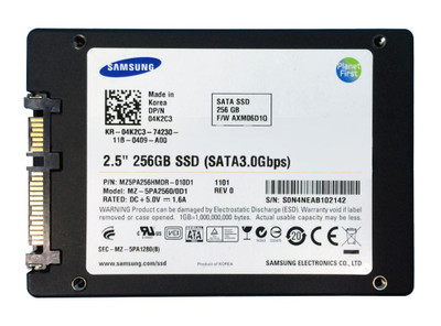 MZ-5PA2560/0D1 - Samsung 256GB SATA 3Gb/s 2.5" SSD