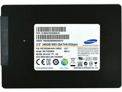 MZ7WD240HAFV-00003 - Samsung 240GB MLC SATA 6Gb 2.5" SSD