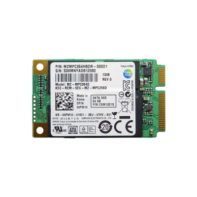 MZMPC064HBDR-000D1 - Samsung 64GB mSATA SATA 6Gb/s SSD